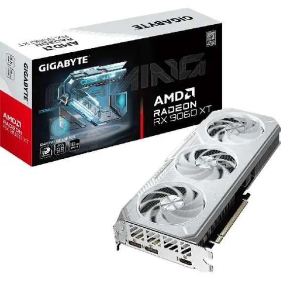 დედა დაფა GIGABYTE Graphic Adapter Radeon 9060 XT 16GB GDDR6 OC ICE white - Primestore.ge