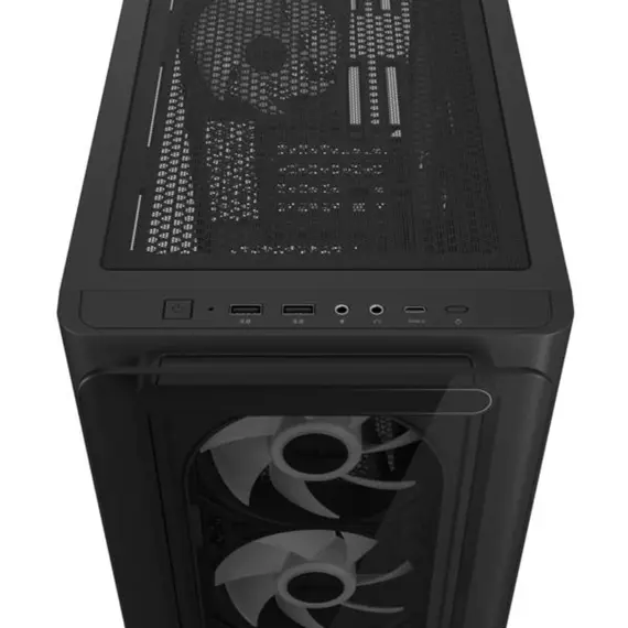 კომპიუტერის ქეისი ASUS A23 PLUS TG/ARGB FANS/BLK - Primestore.ge