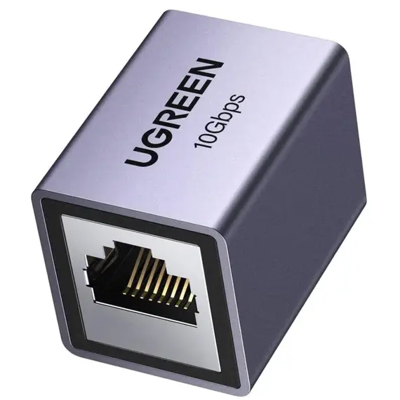 გადამყვანი Ugreen RJ45 Ethernet Connector 1-Pack Space Gray/15117 - Primestore.ge