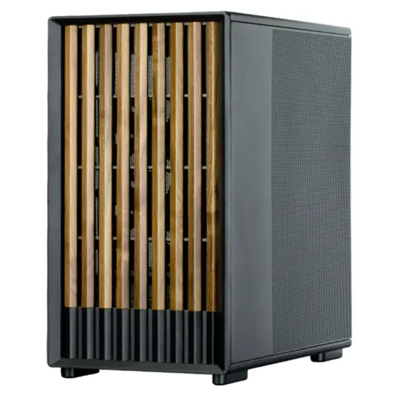 კომპიუტერის ქეისი Zalman PC case P10 Namu without PSU, 1xUSB3.0, 1xUSBType-C, 2x120mm, 1x120mm ARGB, VGA 340мм, LCS ready, TG Side Panel, mATX, black - Primestore.ge