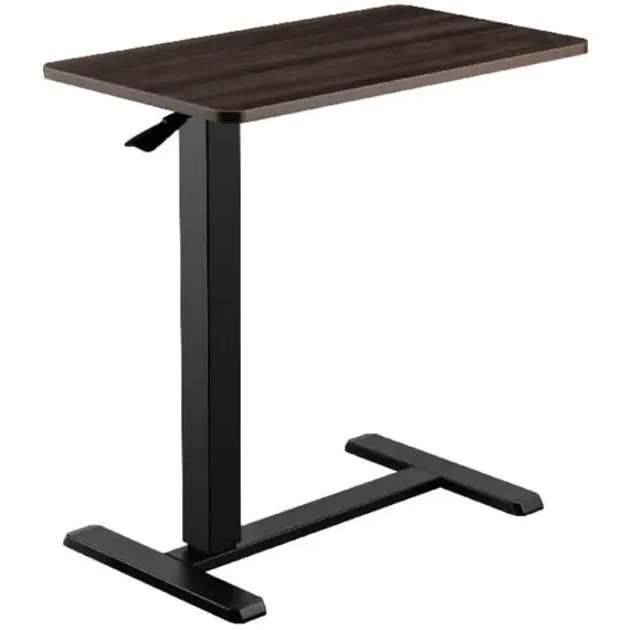 სათამაშო მაგიდა 2E Compact Desk CE710BD, height 71-106cm, gas lift, tabletop 71x40cm (dark wood), metal base (black) - Primestore.ge