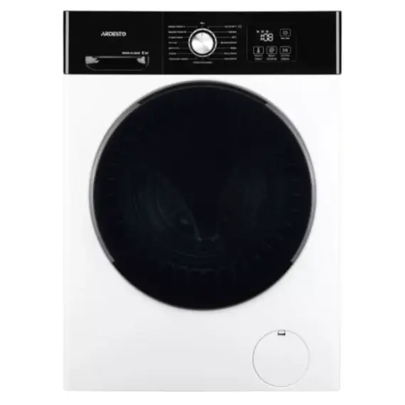 სარეცხი მანქანა ARDESTO front load Black Mars, 8kg, 1200, A, 55.5cm, display, inverter, white - Primestore.ge