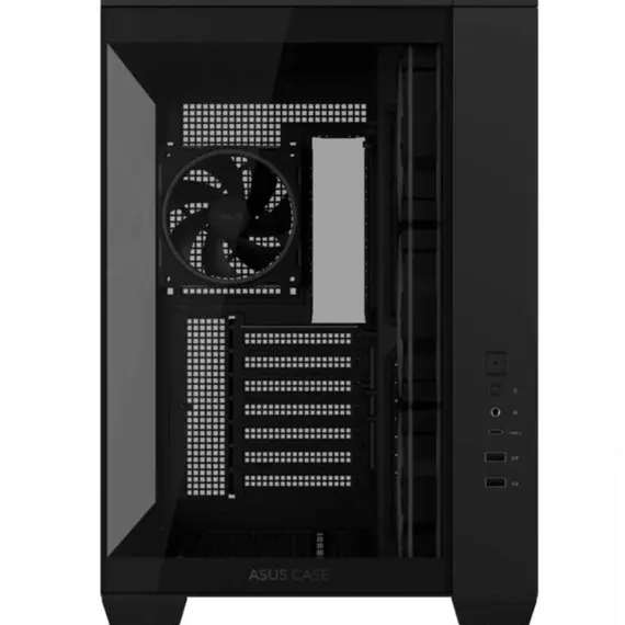 კომპიუტერის ქეისი ASUS A32 PLUS Case, без БЖ, 1xUSB3.2, 1xUSB Type-C, Tempered Glass side, ARGB, ATX,, Black 90DC00S0-B19000 - Primestore.ge