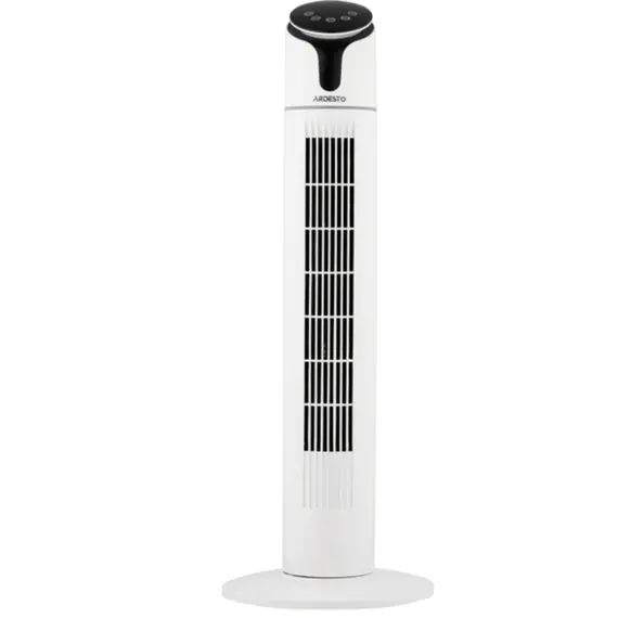 ვენტილატორი ARDESTO Column fan, 90см, 50Вт, remote control, display, black and white - Primestore.ge