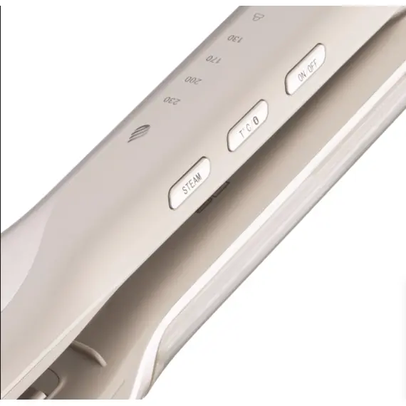 თმის გასასწორებელი Ardesto Hair straightener Pearl Cream, 50W, 140-230C, ceramics, beige - Primestore.ge