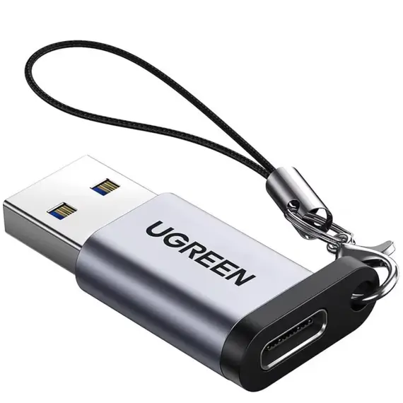 გადამყვანი Ugreen USB-A 3.0 to USB-C Adapter Gray/50533 - Primestore.ge