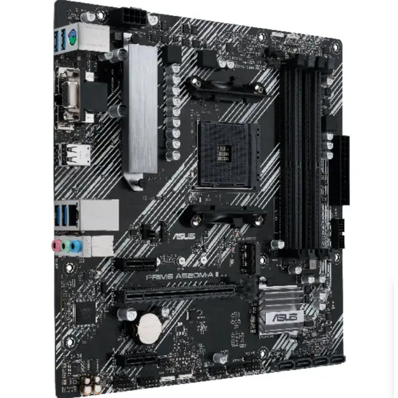 დედა დაფა ASUS Motherboard PRIME A520M-A II/CSM sAM4 A520 4xDDR4 HDMI D-Sub DP mATX - Primestore.ge