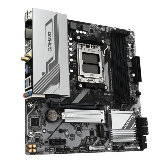 დედა დაფა GIGABYTE Motherboard B650M GAMING PLUS WF sAM5 B650 4xDDR5 M.2 HDMI DP Wi-Fi BT mATX - Primestore.ge