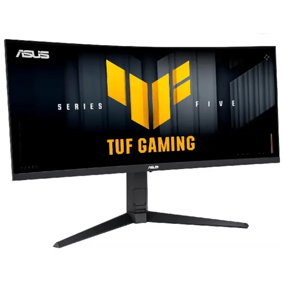 მონიტორი Asus Monitor 34" TUF Gaming VG34WQML5A 2xHDMI, 2xDP, 3xUSB, MM, VA, 3440x1440, 21:9, 250Hz, 0.5ms, sRGB 130%, CURVED, AdaptiveSync, HAS, HDR400 - Primestore.ge