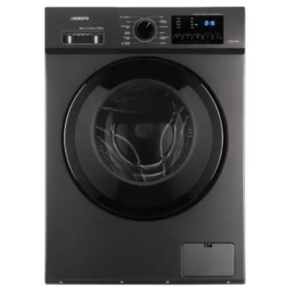 სარეცხი მანქანა ARDESTO front load, 7kg, 1400, A+++, 48cm, display, steam, inverter, drum lighting, grey - Primestore.ge