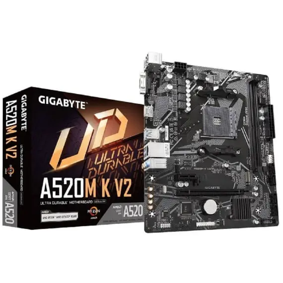დედა დაფა GIGABYTE Motherbard A520M K V2 sAM4 A520 2xDDR4 M.2 HDMI mATX - Primestore.ge