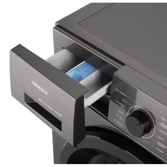 სარეცხი მანქანა ARDESTO front load, 7kg, 1400, A+++, 48cm, display, steam, inverter, drum lighting, grey - Primestore.ge