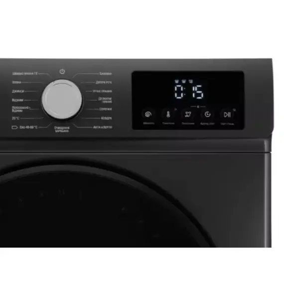 სარეცხი მანქანა ARDESTO front load Black Mars, 8kg, 1200, A, 55.5cm, display, steam, inverter, grey - Primestore.ge