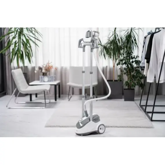ორთქლის უთო  Ardesto steamer vertical IR-S18B, 1800W, 1800ml, board, inox soleplate, white+gray - Primestore.ge