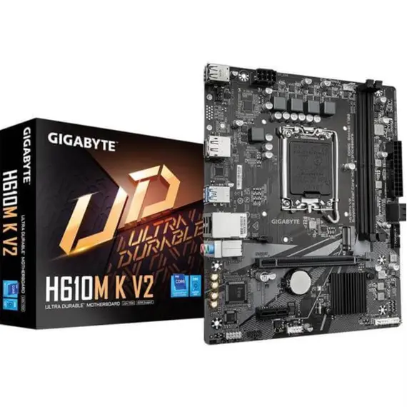 დედა დაფა GIGABYTE Motherboard H610M K V2 s1700 H610 2xDDR5 HDMI DP mATX - Primestore.ge