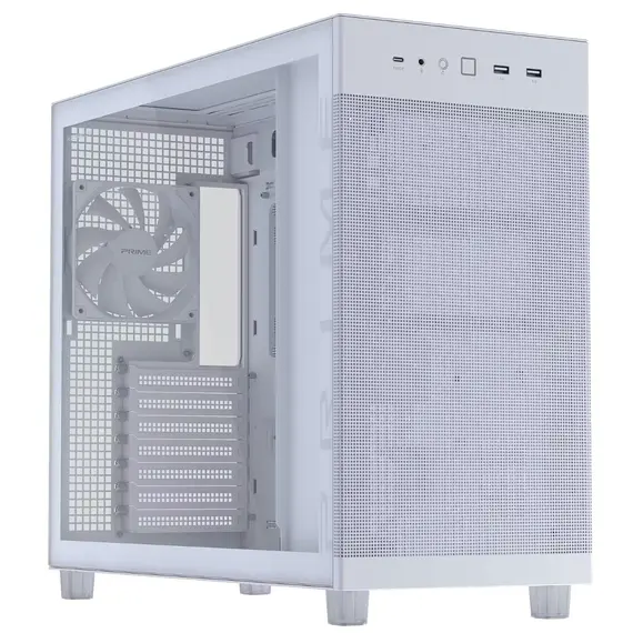 კომპიუტერის ქეისი ASUS AP303/WT/TG White - Primestore.ge