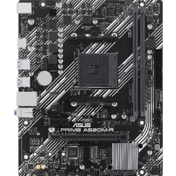 დედა დაფა ASUS Motherboard PRIME A520M-R sAM4 A520 2xDDR4 M.2 HDMI mATX - Primestore.ge
