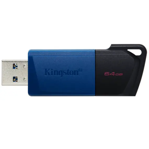 USB ფლეშ მეხსიერება Kingston DTXM/64GB SB 3.2 Type-A Gen1 DT Exodia M Black Blue - Primestore.ge