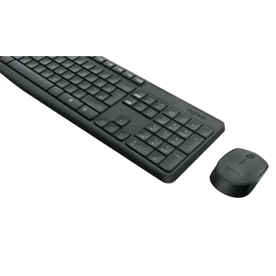 კლავიატურა და მაუსი LOGITECH MK235 Wireless Combo - GREY - US INT'L - Primestore.ge