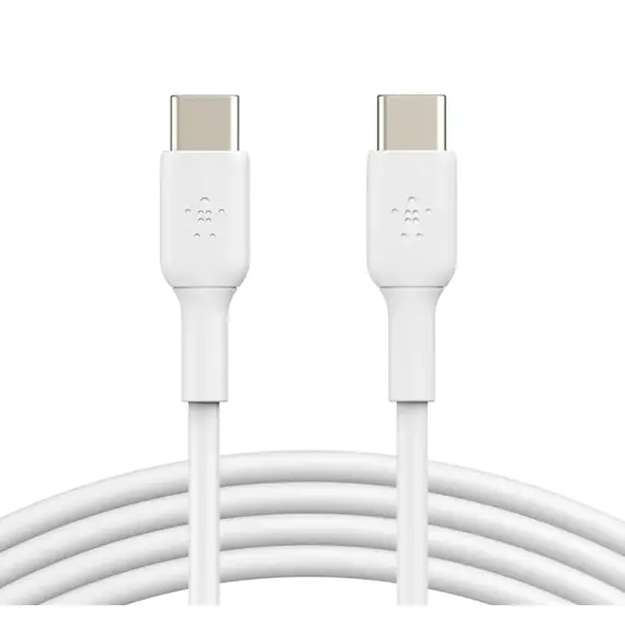 კაბელი BELKIN USB-C to USB-C Cable, 1M, White - Primestore.ge