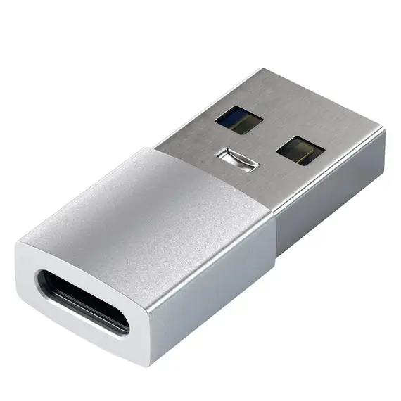 ადაპტერი SATECHI Type-A to Type-C Adapter -Silver - Primestore.ge