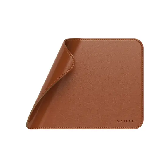 მაუსპადი SATECHI Vegan-Leather Premium Mouse Pad (Brown) - Primestore.ge