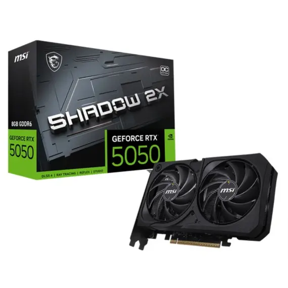 ვიდეო დაფა MSI GeForce RTX 5050 8G SHADOW 2X OC - Primestore.ge