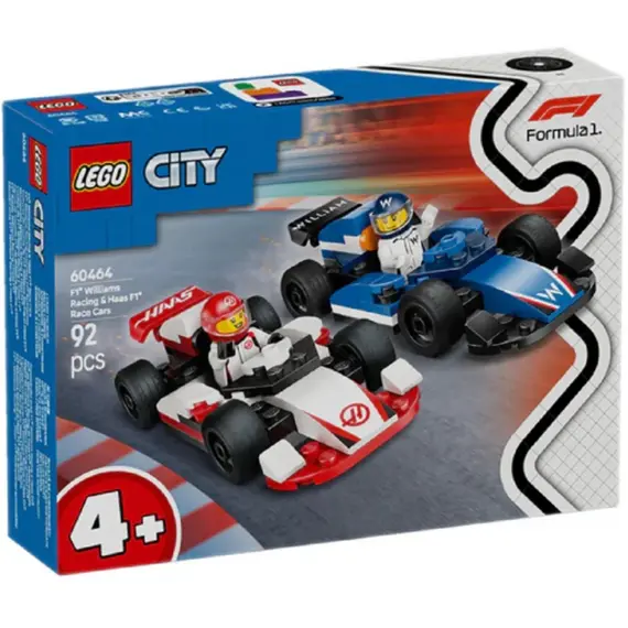 ლეგო LEGO Constructor City F1 Williams Racing & Haas - Primestore.ge