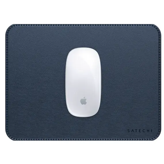 მაუსპადი SATECHI Vegan-Leather Premium Mouse Pad (Blue) - Primestore.ge