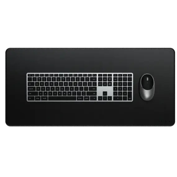 მაუსპადი SATECHI Vegan-Leather Premium Desk Mat (Black) - Primestore.ge