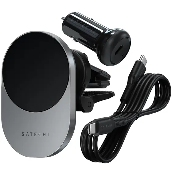 მანქანის დამტენი SATECHI Qi2 Wireless Car Charger - Primestore.ge