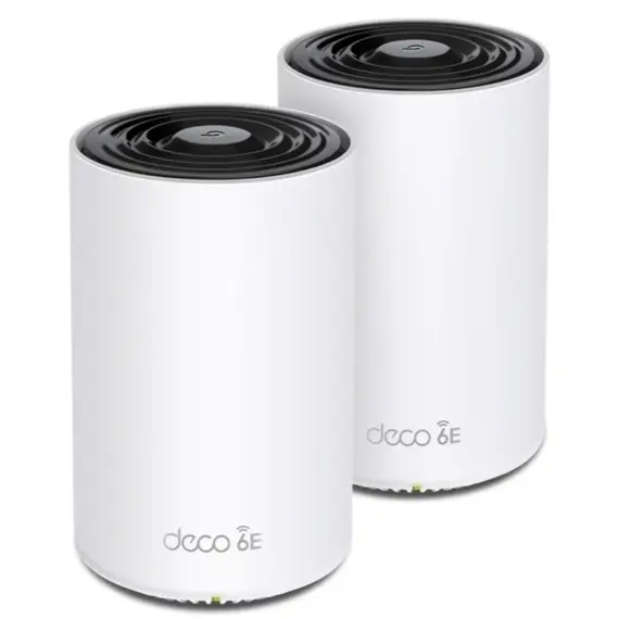 როუტერი TP-link Deco XE75 Pro(2-pack) AXE5400 Whole Home Mesh Wi-Fi 6E System - Primestore.ge