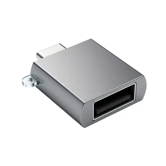 ადაპტერი SATECHI Aluminum Type-C to USB 3.0 Adapter Space Gray - Primestore.ge