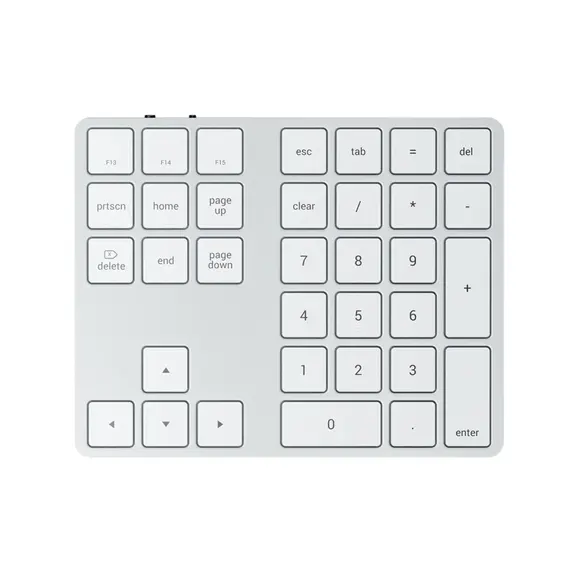 კლავიატურა SATECHI Aluminum Extended Keypad Silver - Primestore.ge