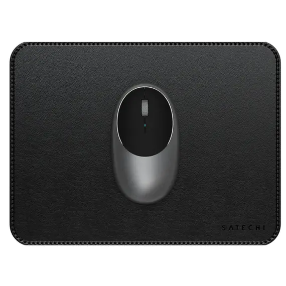 მაუსპადი SATECHI Vegan-Leather Premium Mouse Pad (Black) - Primestore.ge