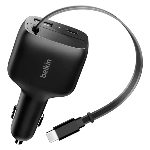 მანქანის დამტენი BELKIN 75w Car Charger with USB-C Cable - Primestore.ge