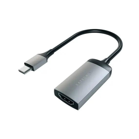 ადაპტერი SATECHI Aluminum Type-C to HDMI Adapter 4K 60Hz Space Gray - Primestore.ge