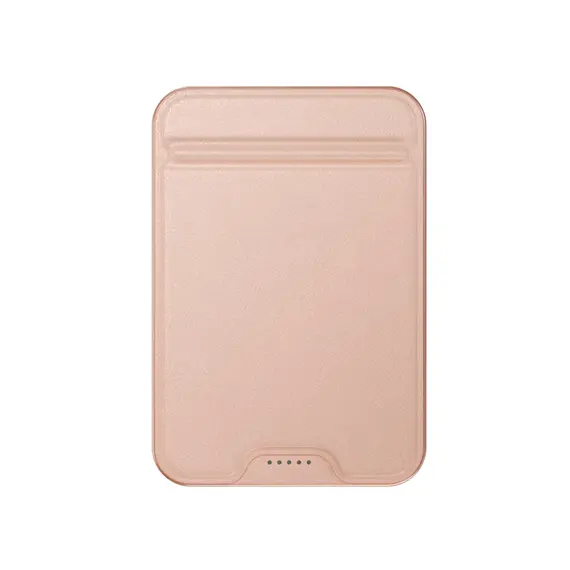 პორტატული დამტენი SATECHI Qi2 10K Magnetic Power Bank with Stand (Desert Rose) - Primestore.ge