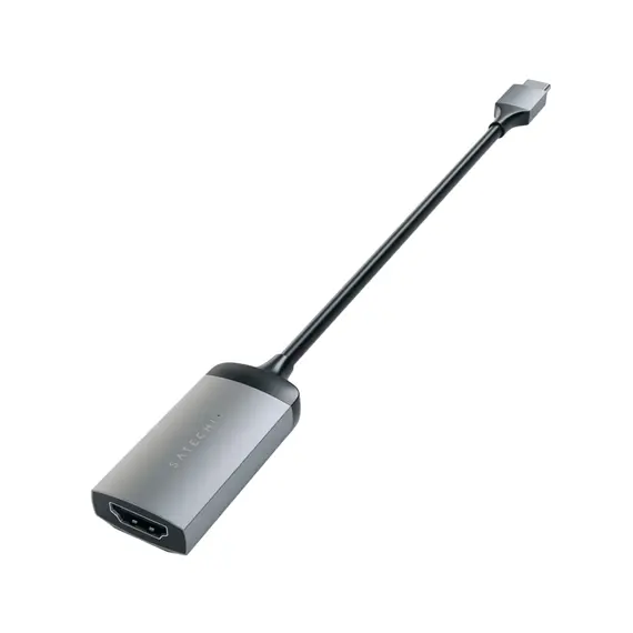 ადაპტერი SATECHI Aluminum Type-C to HDMI Adapter 4K 60Hz Space Gray - Primestore.ge