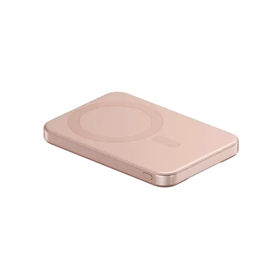 პორტატული დამტენი SATECHI Qi2 5K Magnetic Power Bank with Stand (Desert Rose) - Primestore.ge