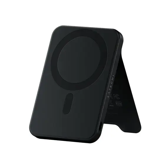 პორტატული დამტენი SATECHI Qi2 5K Magnetic Power Bank with Stand (Black) - Primestore.ge