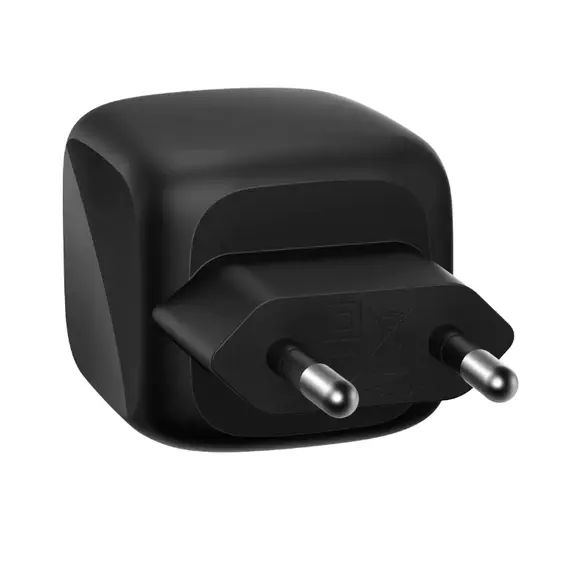 ადაპტერი BELKIN 50w Dual USB-C PD wall Charger with PPS, Black - Primestore.ge