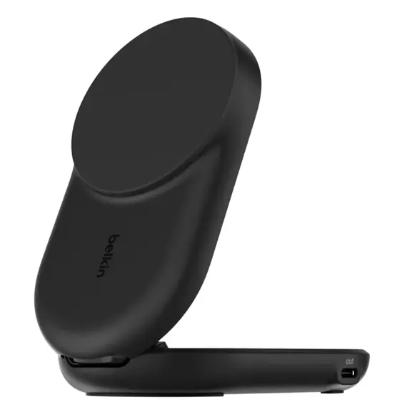 უსადენო დამტენი BELKIN 25w Qi2 2-IN-1 Foldable Charger, Black - Primestore.ge