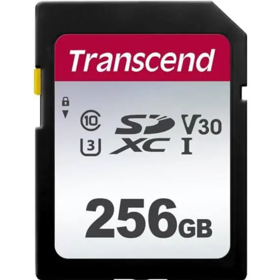 მეხსიერების ბარათი Transcend TS256GSDC300S 256GB UHS-I U3 SD Card - Primestore.ge