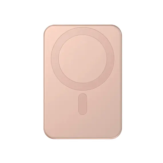 პორტატული დამტენი SATECHI Qi2 10K Magnetic Power Bank with Stand (Desert Rose) - Primestore.ge