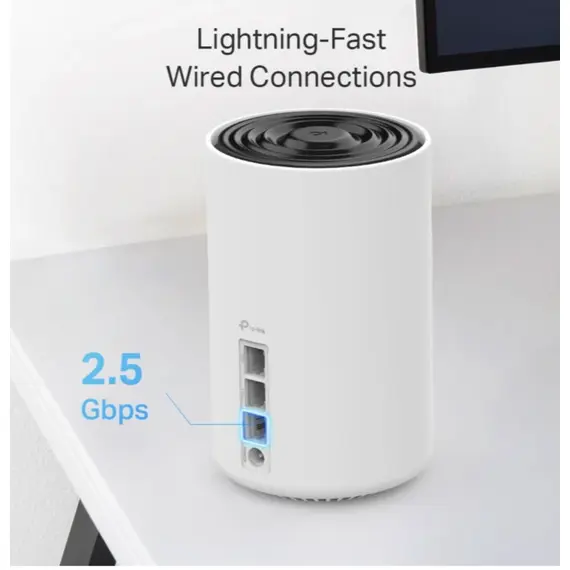 როუტერი TP-link Deco XE75 Pro(2-pack) AXE5400 Whole Home Mesh Wi-Fi 6E System - Primestore.ge