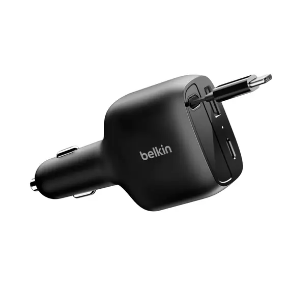 მანქანის დამტენი BELKIN 75w Car Charger with USB-C Cable - Primestore.ge