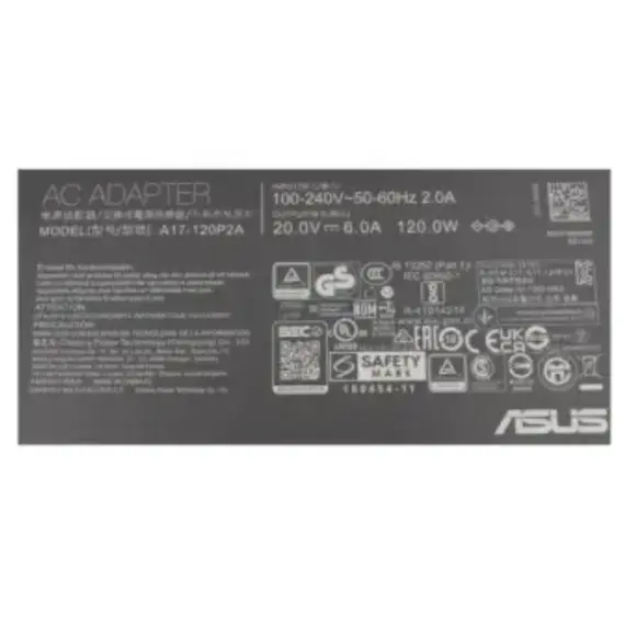 ადაპტერი ASUS 120W mains adapter (90XB06VN-MPW000) - Primestore.ge