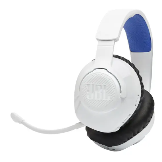 ყურსასმენი JBL Quantum 360P Gaming Headphones White/Blue - Primestore.ge