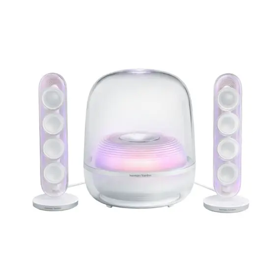 აუდიო სისტემა Harman Kardon SoundSticks 5 BT White - Primestore.ge